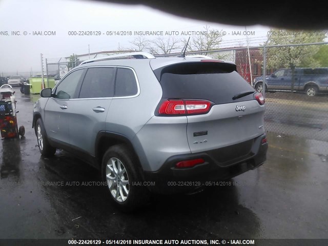 1C4PJMCS8FW524390 - 2015 JEEP CHEROKEE LATITUDE GRAY photo 3