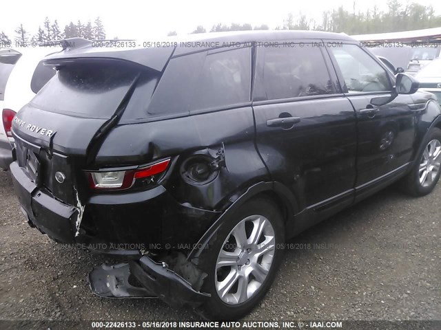 SALVP2BG1GH081148 - 2016 LAND ROVER RANGE ROVER EVOQUE SE BLACK photo 4