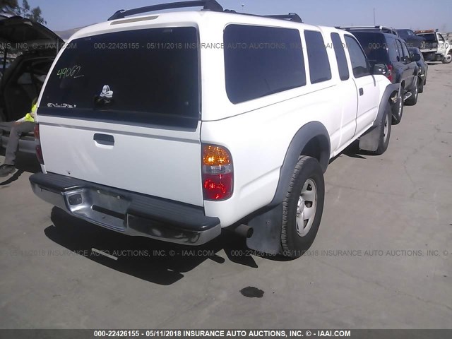 5TESM92NX4Z326355 - 2004 TOYOTA TACOMA XTRACAB PRERUNNER ტურკოუსი ფოტო 4