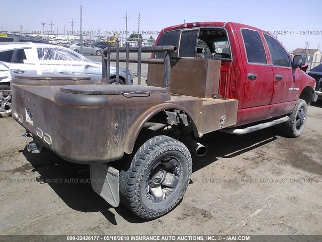 3D7MU48673G802170 - 2003 DODGE RAM 3500 ST/SLT RED photo 4