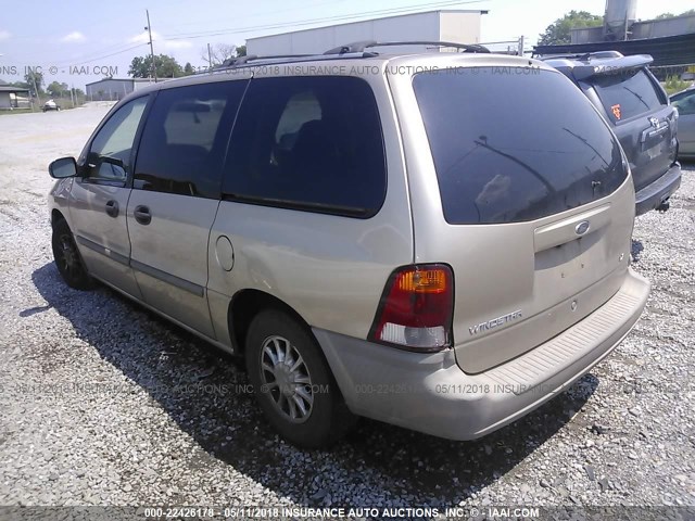 2FMZA51401BB95984 - 2001 FORD WINDSTAR LX BEIGE photo 3