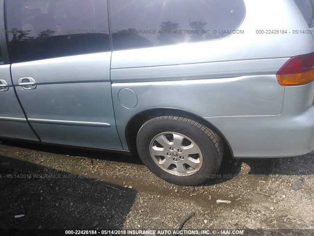 5FNRL18943B150240 - 2003 HONDA ODYSSEY EXL ღია ლურჯი ფოტო 6