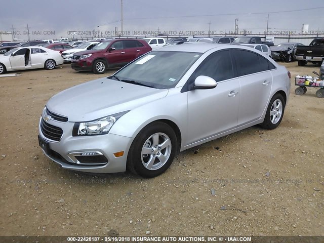 1G1PE5SB9G7110910 - 2016 CHEVROLET CRUZE LIMITED LT SILVER photo 2