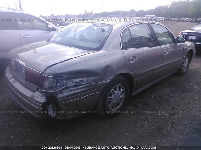 1G4HR54K12U134461 - 2002 BUICK LESABRE LIMITED BEIGE photo 4