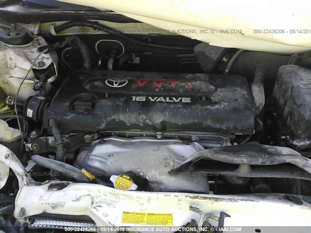 JTDBE32K730176509 - 2003 TOYOTA CAMRY LE/XLE Սպիտակ լուսանկար 10