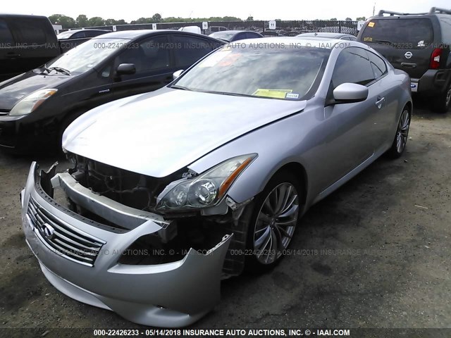 JN1CV6EK0CM420580 - 2012 INFINITI G37 SPORT SILVER photo 2