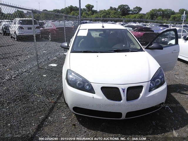 1G2ZF57BX84285728 - 2008 PONTIAC G6 VALUE LEADER/BASE WHITE photo 6
