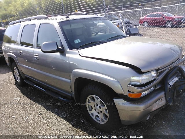 3GNFK16Z13G278722 - 2003 CHEVROLET SUBURBAN K1500 SILVER photo 1