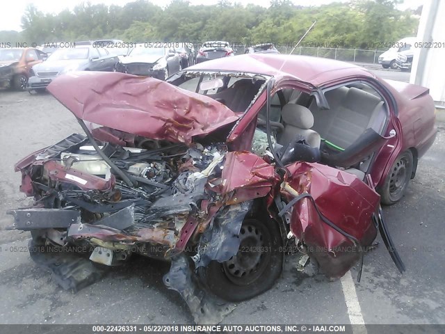 2T1AE09B8SC124598 - 1995 TOYOTA COROLLA LE/DX 红色 照片 2