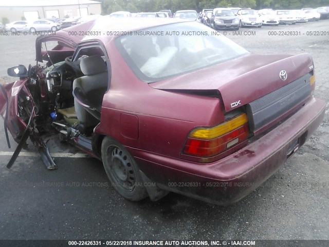 2T1AE09B8SC124598 - 1995 TOYOTA COROLLA LE/DX 红色 照片 3
