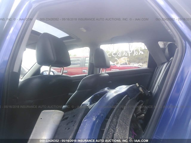 JM1BK343481787324 - 2008 MAZDA 3 HATCHBACK BLUE photo 8