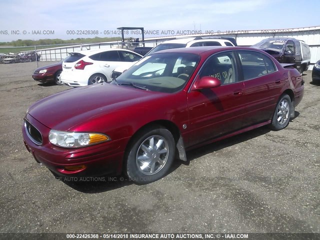 1G4HR54K73U227261 - 2003 BUICK LESABRE LIMITED MAROON photo 2