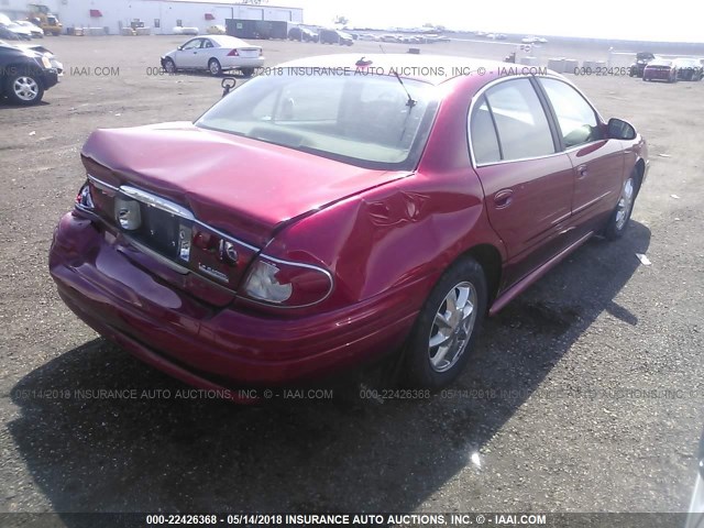 1G4HR54K73U227261 - 2003 BUICK LESABRE LIMITED MAROON photo 4