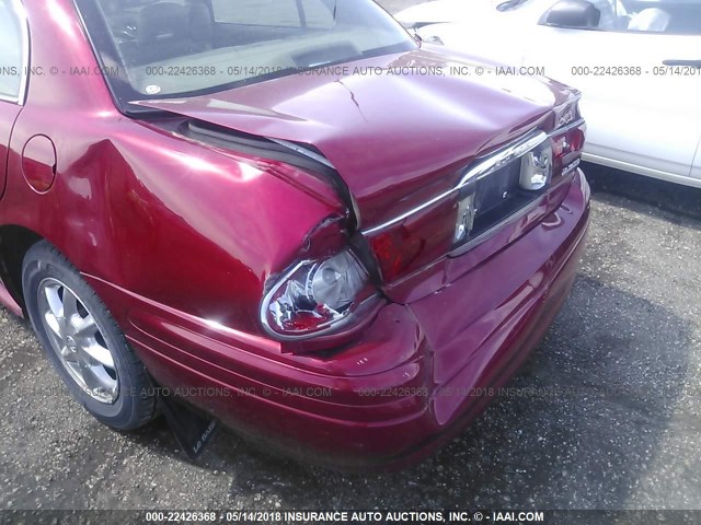 1G4HR54K73U227261 - 2003 BUICK LESABRE LIMITED MAROON photo 6