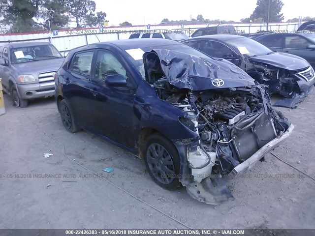 2T1KU40E79C097880 - 2009 TOYOTA COROLLA MATRIX  BLUE photo 1