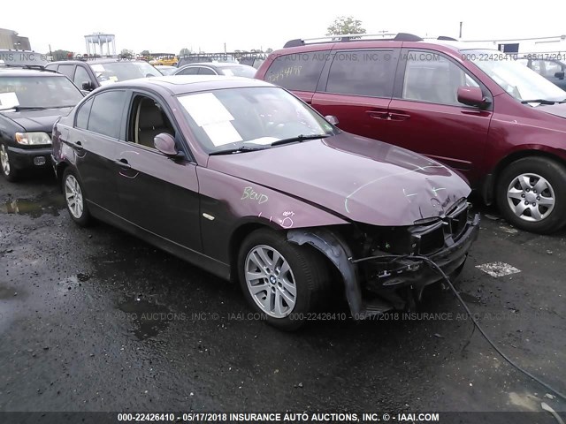 WBAVC93527KX54389 - 2007 BMW 328 XI PURPLE photo 1