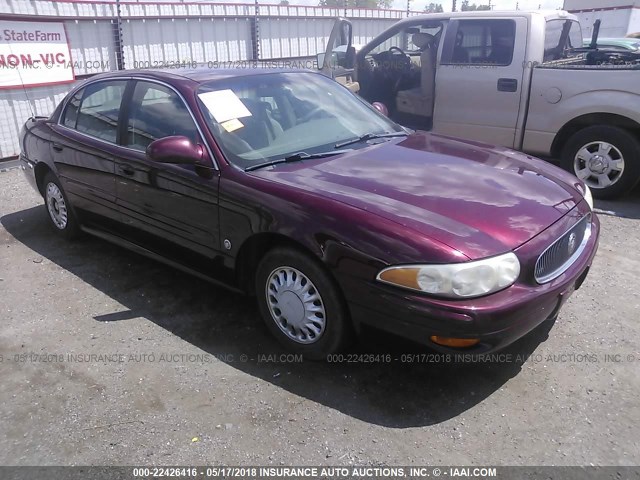 1G4HP54K02U264513 - 2002 BUICK LESABRE CUSTOM BURGUNDY photo 1