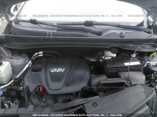 KNDPC3AC3F7710137 - 2015 KIA SPORTAGE EX GRAY photo 10