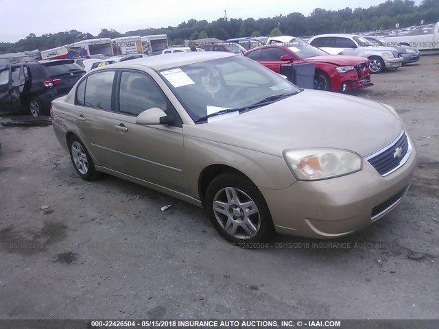 1G1ZT51FX6F244607 - 2006 CHEVROLET MALIBU LT Champagne photo 1