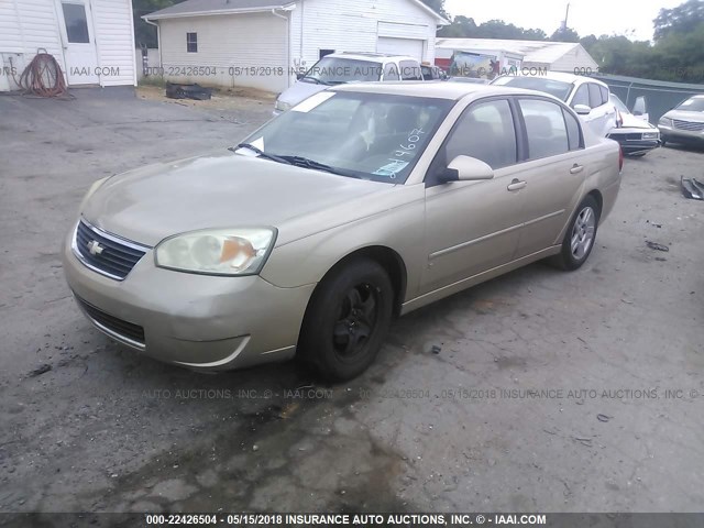 1G1ZT51FX6F244607 - 2006 CHEVROLET MALIBU LT Champagne photo 2