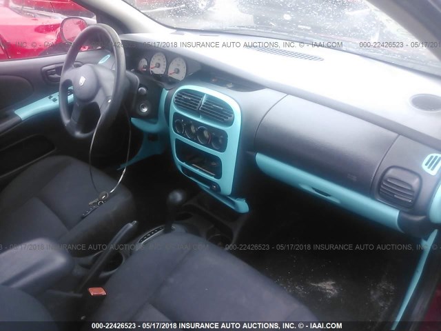 1B3ES56C43D256039 - 2003 DODGE NEON SXT MAROON photo 5