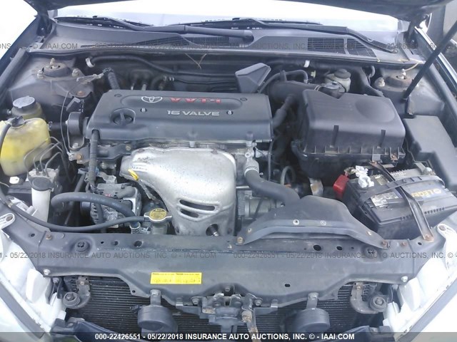 JTDBE32K220038309 - 2002 TOYOTA CAMRY LE/XLE/SE BLACK photo 10