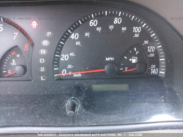 JTDBE32K220038309 - 2002 TOYOTA CAMRY LE/XLE/SE BLACK photo 7