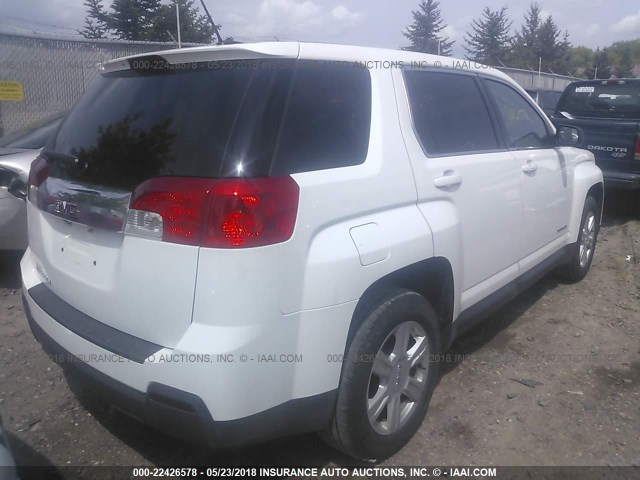 2GKALNEK5F6333169 - 2015 GMC TERRAIN SL WHITE photo 4