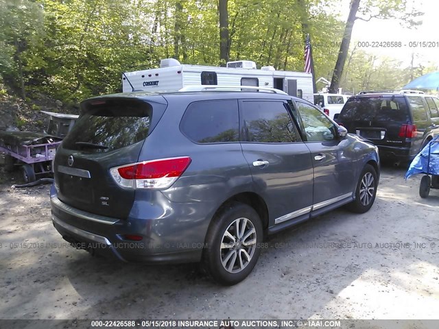 5N1AR2MMXDC644527 - 2013 NISSAN PATHFINDER S/SV/SL/PLATINUM 灰色 照片 4