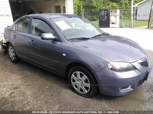 JM1BK32G791230365 - 2009 MAZDA 3 I GRAY photo 1