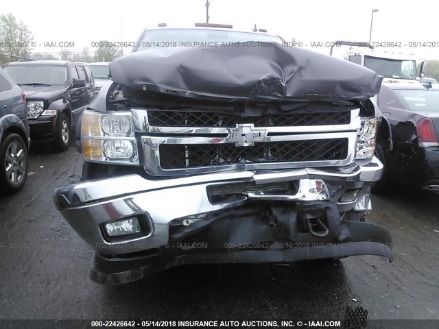 1GC1KXCG6BF128758 - 2011 CHEVROLET SILVERADO K2500 HEAVY DUTY LT GRAY photo 6