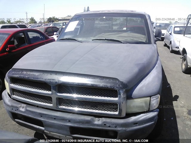 1B7HC13Y0YJ104527 - 2000 DODGE RAM 1500 BLACK photo 6