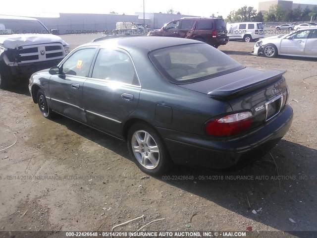 1YVGF22D925271812 - 2002 MAZDA 626 ES/LX GRAY photo 3