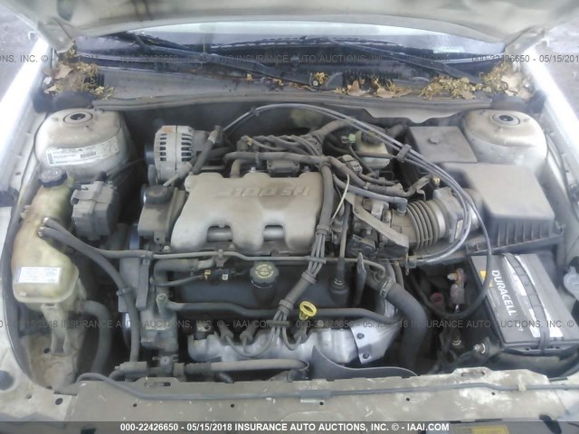 1G1NE52J0Y6130193 - 2000 CHEVROLET MALIBU LS თეთრი ფოტო 10