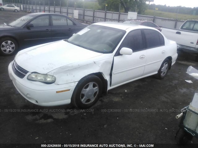 1G1NE52J0Y6130193 - 2000 CHEVROLET MALIBU LS თეთრი ფოტო 2