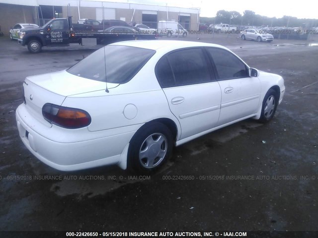 1G1NE52J0Y6130193 - 2000 CHEVROLET MALIBU LS თეთრი ფოტო 4