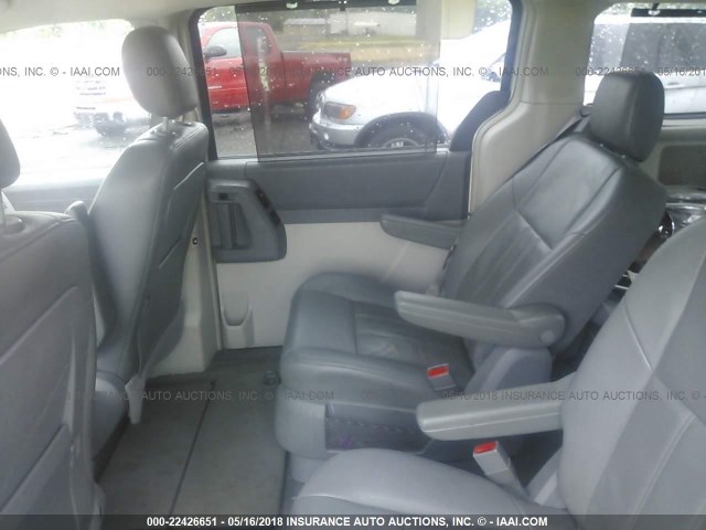 2A8HR54P38R699650 - 2008 CHRYSLER TOWN & COUNTRY TOURING SILVER photo 8