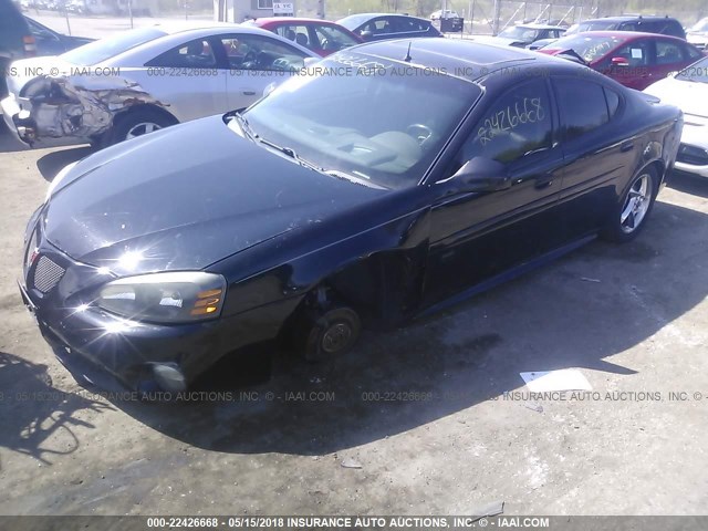 2G2WR524341375117 - 2004 PONTIAC GRAND PRIX GTP BLACK photo 2