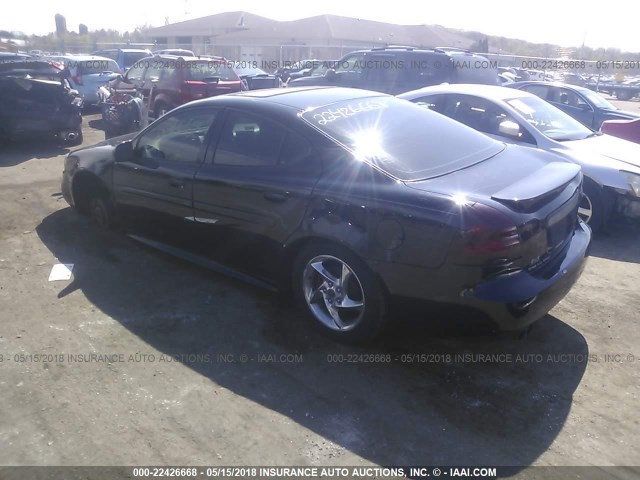 2G2WR524341375117 - 2004 PONTIAC GRAND PRIX GTP BLACK photo 3