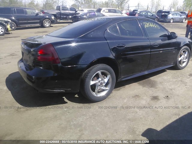 2G2WR524341375117 - 2004 PONTIAC GRAND PRIX GTP BLACK photo 4