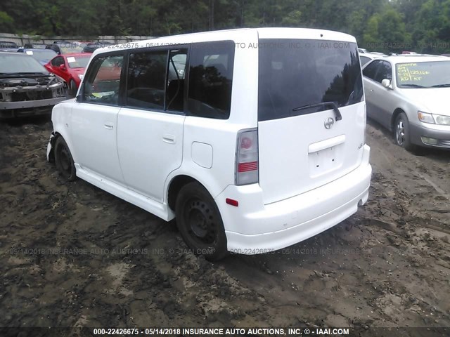 JTLKT324350199526 - 2005 TOYOTA SCION XB WHITE photo 3
