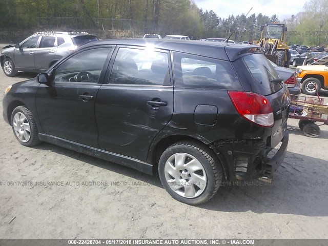 2T1LR32E93C121262 - 2003 TOYOTA COROLLA MATRIX XR BLACK photo 3