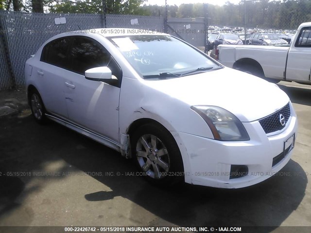 3N1AB61E69L663118 - 2009 NISSAN SENTRA 2.0/2.0S/2.0SL WHITE photo 1