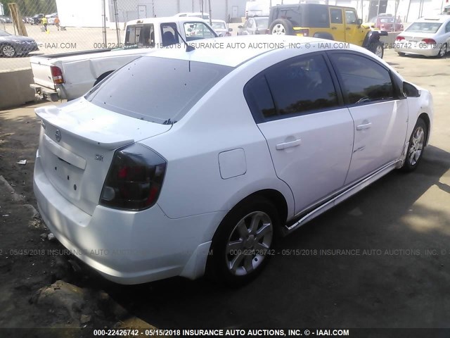 3N1AB61E69L663118 - 2009 NISSAN SENTRA 2.0/2.0S/2.0SL WHITE photo 4