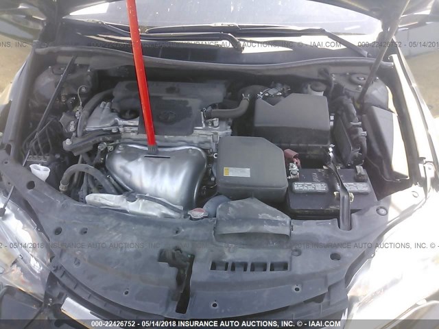 4T1BF1FK4GU567820 - 2016 TOYOTA CAMRY LE/XLE/SE/XSE BLACK photo 10