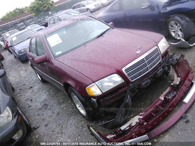 WDBHA29G1XA804631 - 1999 MERCEDES-BENZ C 280 MAROON photo 1