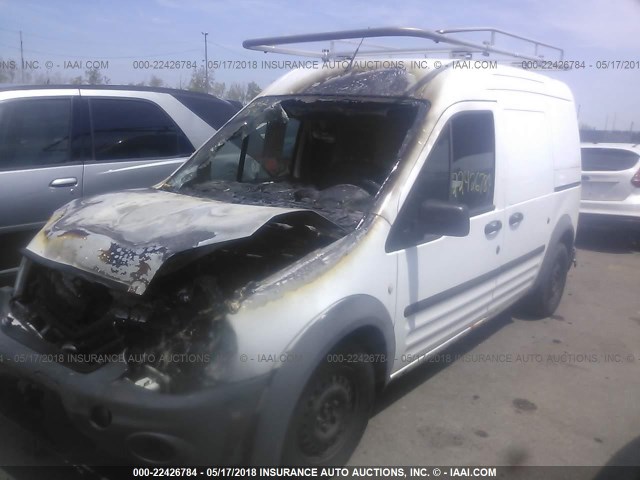 NM0LS7AN8AT025509 - 2010 FORD TRANSIT CONNECT XL WHITE photo 2