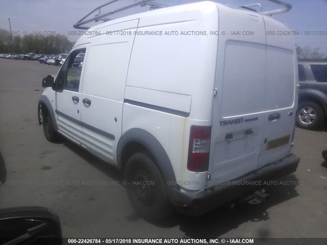 NM0LS7AN8AT025509 - 2010 FORD TRANSIT CONNECT XL WHITE photo 3
