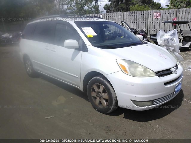 5TDZA22C44S203550 - 2004 TOYOTA SIENNA XLE/XLE LIMITED WHITE photo 1