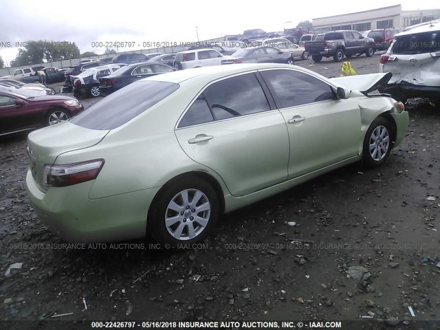 4T1BB46K17U028746 - 2007 TOYOTA CAMRY NEW GENERAT HYBRID GREEN photo 4